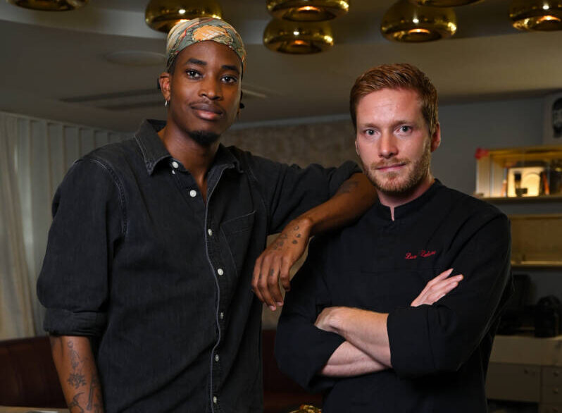 Victor Blanchet et David Delame pour la terrasse Palapa